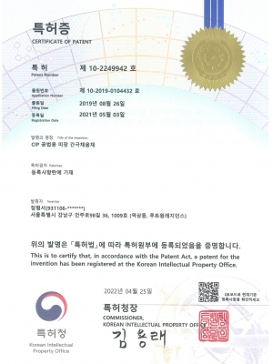 CIP 공법용 띠장 간극채움재